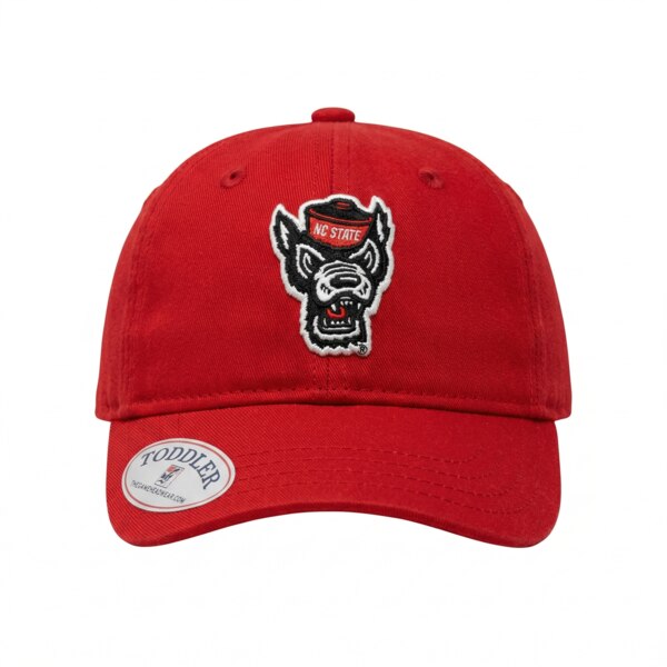 Red Toddler Adjustable Twill Hat -